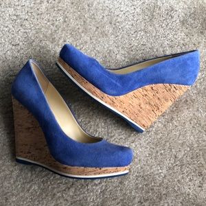 Luxury Rebel suede wedges